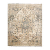9 x 12  Beige Tan Gray Color Hand Knotted All-Over 100% Wool Arts & crafts Oriental Rug